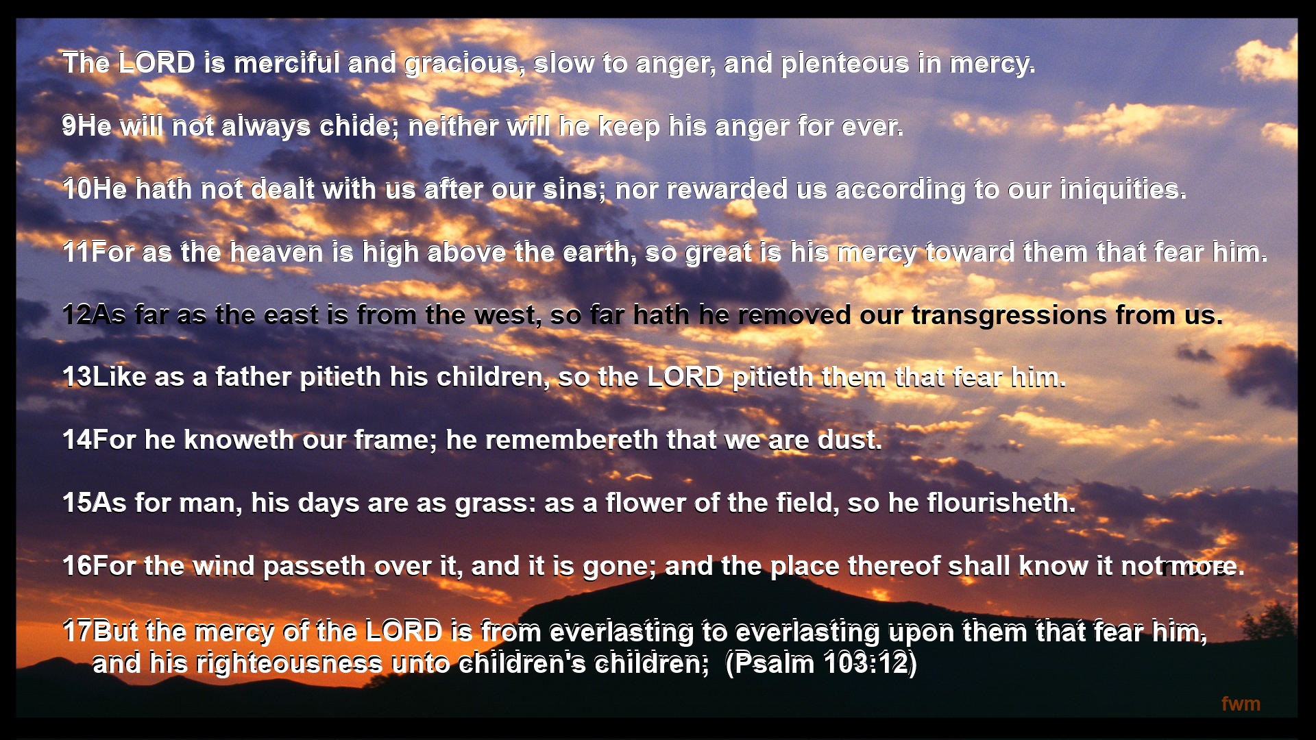 psalm 103-12